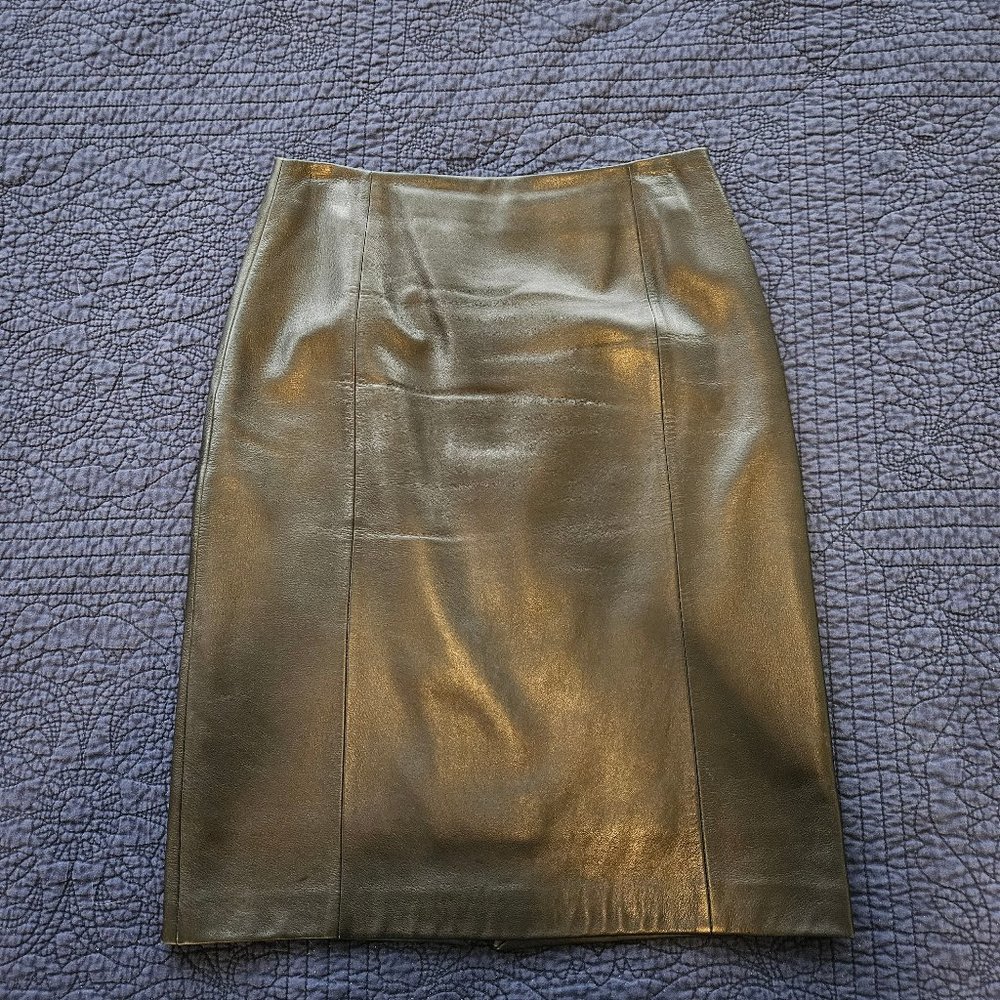 North Beach Leather skirt